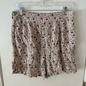 Forever 21 High Waist  Floral Shorts
